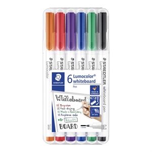 Staedtler WB Mark LuMocolor Round 1mm ASS (6)